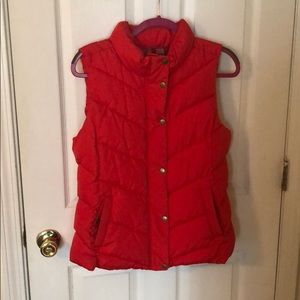 Red Puffer Vest